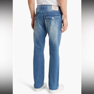NWT True Religion Men's Ricky Straight Flap Jeans  Medium Maze Runner size 34‎